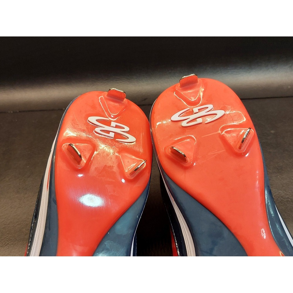 Boombah Men's Size 14 Metal Baseball Cleats Red White Blue Shoes NIB BM15037B-5 - Picture 7 of 10